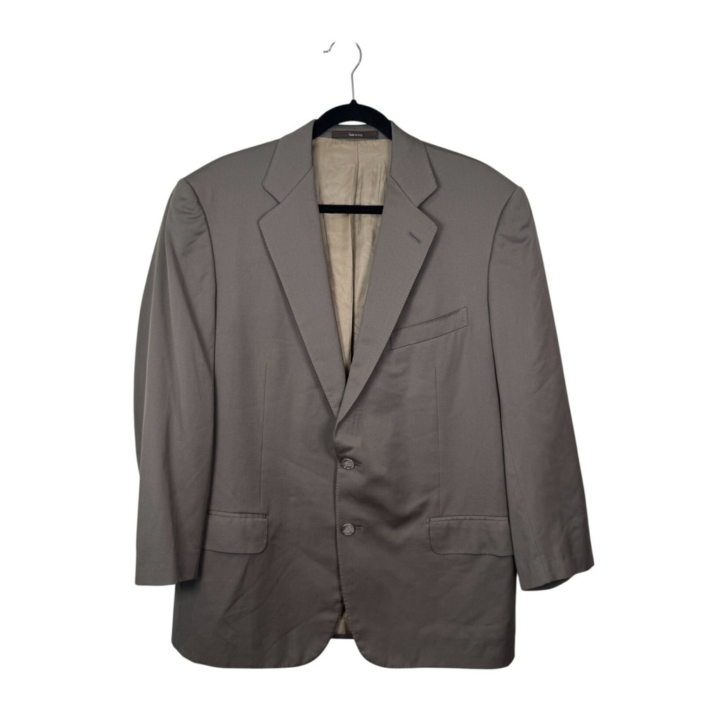 Ermenegildo Zegna Blazer Jacket Mitchells Westport Sport Coat Tan Size 54R US 44